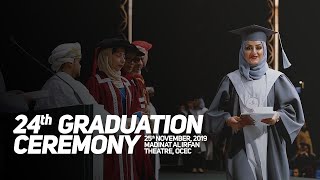 24th Graduation Ceremony  Majan University College  25th November 2019 [upl. by Enytsirk916]