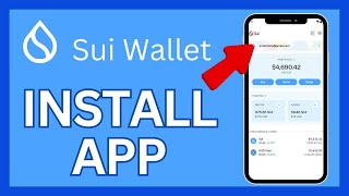 How to Install Sui Wallet App on IOS Device 2024 [upl. by Nosnirb]