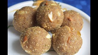 बिना तले बनाये चूरमा लड़डू बिलकुल आसान तरीके से Churma Ladoo without frying Recipe [upl. by Montanez]