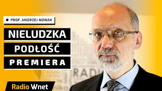 Prof Andrzej Nowak To nieludzka podłość Tuska Takiego poziomu zakłamania nie było od stalinizmu [upl. by Edelson]