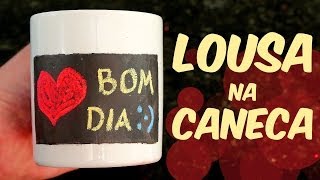 Faça uma lousa na caneca É superFÁCIL artesanato [upl. by Neruat]