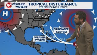 TROPICAL UPDATE Medium chance of development in Atlantic [upl. by Skerl566]