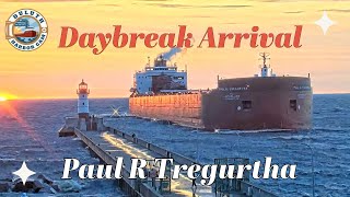 quotDaybreak Arrivalquot Paul R Tregurtha arrived in Duluth 05072024 [upl. by Airahs]