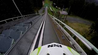 Biggest Bike Jump Ever 50 Meter on a Downhill Bike  Johannes Fischbach [upl. by Refinej]