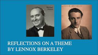 Michael Easton  Reflections on a Theme by Lennox Berkeley  Len Vorster [upl. by Elyrad]