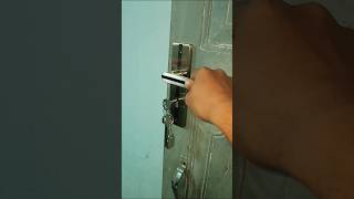 Mortise Handle Lock Fitting 🚪🪚🪚shortsfeed shortsvideo trending trendingshorts doorlock [upl. by Asyl]