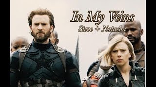 Steve Rogers  Natasha Romanoff  In My Veins Infinity War [upl. by Mercorr]