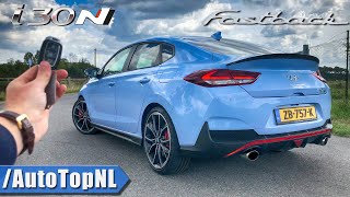 Hyundai i30N Fastback REVIEW POV on AUTOBAHN No Speed Limit amp ROAD by AutoTopNL [upl. by Quirita]