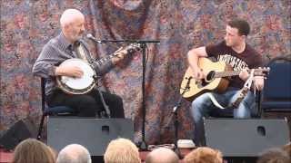 Na ceannabháin bhána slip jig  Kieran Hanrahan banjo  Conor Hanrahan guitar [upl. by Aremmat]