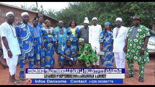 CEREMONIE TRADITIONNELLE DANS LA COLLECTIVITE ADJAKIDJE A AGNANGNAN A ABOMEY [upl. by Ona327]