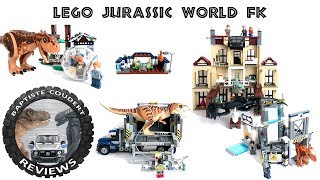 Video Review 2018 Lego Jurassic World Fallen Kingdom Movie Sets [upl. by Eleinad]