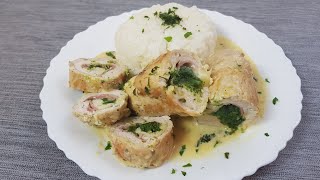 recette descalope de dinde farcie [upl. by Ardnal]