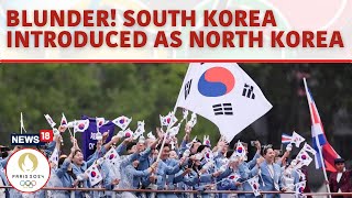 Paris Olympics 2024  South Korea Wrongly Introduced As North Korea At Paris Olympics 2024  N18G [upl. by Circosta]