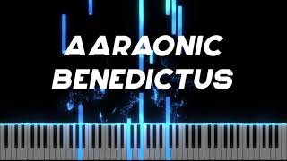 Aaraonic Benediction  Misha Goetz amp Joshua Aaron  Piano Instrumental amp Tutorial 442 [upl. by Eidur]