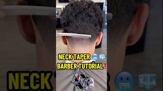 NECK TAPER TUTORIAL 💈💇🏻‍♂️ Another Blurry Fade for Beginner Barbers fyp foryou hair beauty [upl. by Creight95]