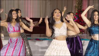 ANISHA WEDDING BOLLYWOOD Performance Ghagra Khwab Dekhe Chikni Chameli ShararaTip Tip Sheila [upl. by Airual]