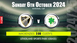 Mackenzies v Custys  6th Oct 2024 [upl. by Leahcim]