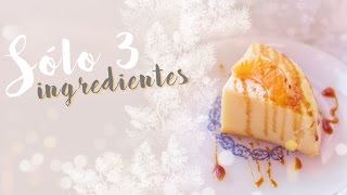 RECETA PASTEL CON TRES INGREDIENTES  FÁCIL Y RAPIDO [upl. by Hanna]