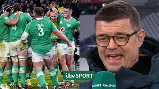 😨 Reaction as Ireland THUMP France in Marseille  2024 Six Nations [upl. by Amej991]