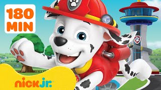 Patrulha Canina  Os Resgates Mais Ousados de Marshall da Patrulha Canina 🚒 3 Horas  Nick Jr [upl. by Honoria]