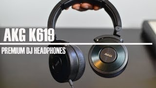 AKG K619 Black Premium DJ Headphones [upl. by Welch]