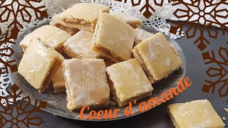 Carrés cœurs fondants orange amandes – bredeles alsaciens [upl. by Pierce]