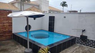 Quanto gastei pra construir piscina de Caixa Dágua [upl. by Franck]