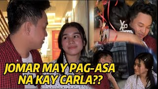 JOMAR MAY PAGASA NA KAY CARLA SOBRA ANG KILIG AT SAYA [upl. by Yclek]