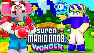 Super Mario Wonder POWERUPS  Minecraft Mario Movie Life 16 [upl. by Atika]