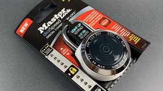 863 Flawed Design Master Lock “dialSpeed” Digital Combination Lock [upl. by Rodi]