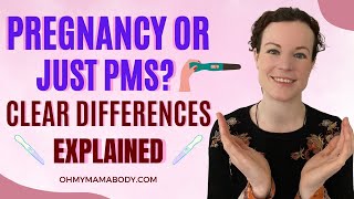 Pregnancy or PMS clear differences explained [upl. by Ayin640]