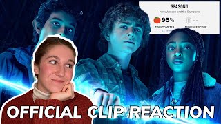 PERCY JACKSON FIRST CLIP REACTION amp ANALYSIS  First Show Reviews [upl. by Eninnaej]