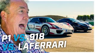 McLaren P1 VS Porsche 918 VS Ferrari LaFerrari  The Grand Tour  Prime Video Polska [upl. by Teryl]