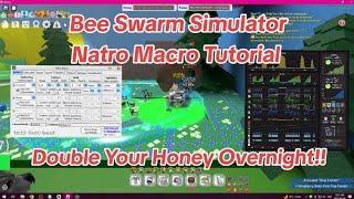 Natro Macro Setup Tutorial for Bee Swarm Simulator New 2023 [upl. by Wunder415]