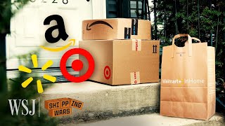 We Tested Walmart Target and Amazon’s Delivery Speeds  WSJ Shipping Wars [upl. by Kolivas766]