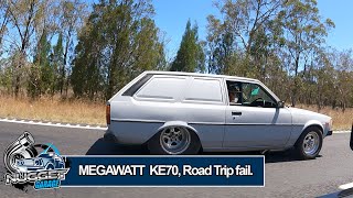 MEGAWATT KE70 Panel Van THINGS on the dyno and Road Trip fail [upl. by Lion]