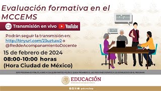 Evaluación formativa en el MCCEMS [upl. by Auliffe]