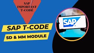 Essential SAP SD Codes Top ModuleWise Transaction Shortcuts [upl. by Maguire225]