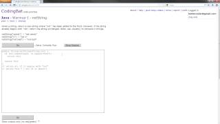 CodingBat  Java Warmup1 Solution  notString [upl. by Suzy304]