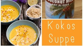 KokosSuppe mit gelber Zucchini amp Mais [upl. by Hairacaz925]