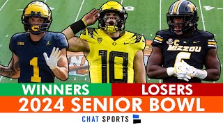 2024 NFL Draft Senior Bowl Winners amp Losers Ft Sleepers Fallers Risers Like Darius Robinson [upl. by Estele]