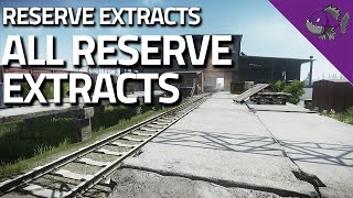 All Reserve Extracts  Extract Guide  Escape From Tarkov [upl. by Htebirol616]