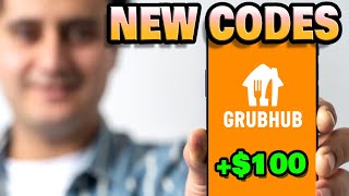 CRAZY 100 Grubhub Promo Code 😍 How to get Free Food Grubhub Coupon Codes 2024 [upl. by Helsie]