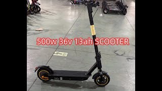 500w 36v 13ah lithium battery electric scooter [upl. by Slemmer]