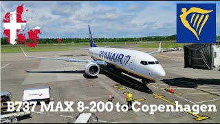 4K Video  Fly to Copenhagen  The BUSIEST Scandinavian route from Edinburgh [upl. by Ynafets]