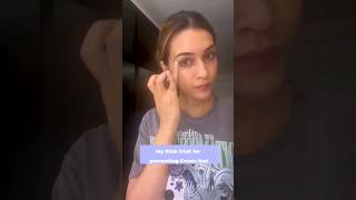 kriti sanons trick to prevent crows feet  celebrity skincare tipsshortsviraltrending share [upl. by Geldens]