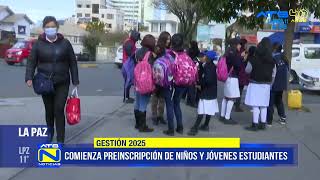 Comienza la preinscripción en unidades educativas de alta demanda para 2025 [upl. by Goldner]