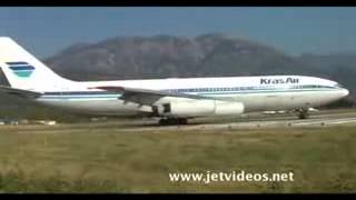 Extreme takeoff in Tivat IL 86 [upl. by Willa706]