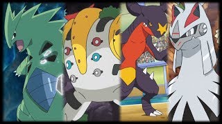 POKÉMON PSEUDOLEGENDARIOS QUE HAN ENFRENTADO POKÉMON LEGENDARIOS O MÍTICOS EN EL ANIME [upl. by Elbam781]