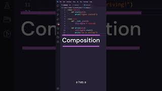 Python in 60 seconds Inheritance vs Composition When to Use Each in Python [upl. by Rustice713]